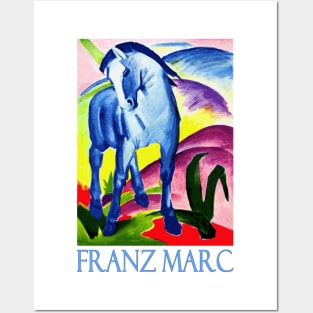 Blue Horse by Franz Marc Posters and Art